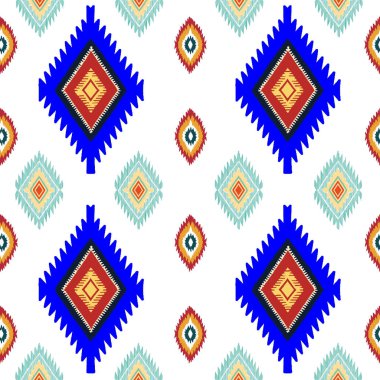 Etnik kabilelerin kusursuz kalıpları. vektör illüstrasyonu