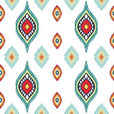 Vektör seamless tribal modeli