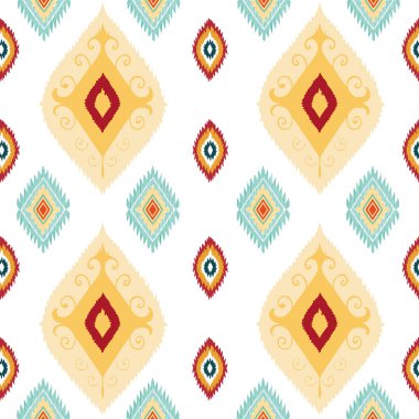 soyut geometrik renkli Dikişsiz desen arka plan için vektör çizim.