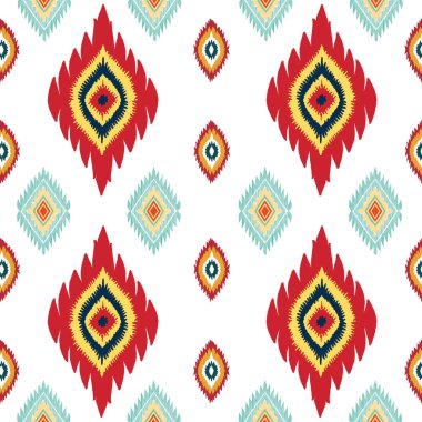 Kusursuz kabile düzeni. soyut geometrik etnik arkaplan, vektör.