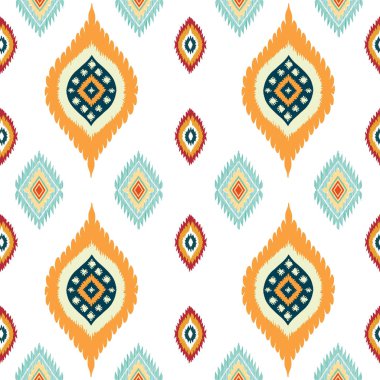 Kusursuz etnik düzen. Vektör illüstrasyonu.