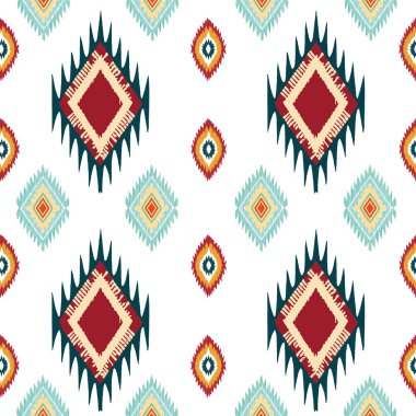 Hint tarzında kusursuz soyut desen. Geometrik arkaplan