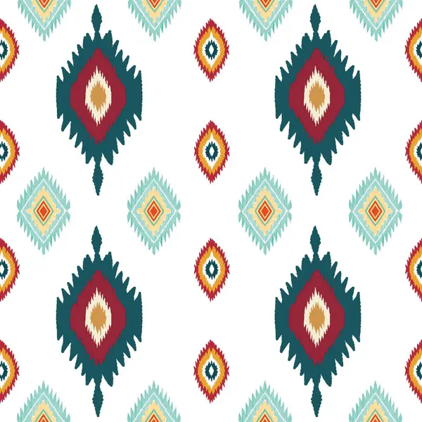 Yerli Amerikan tarzının kusursuz geometrik deseni, etnik süs. vektör