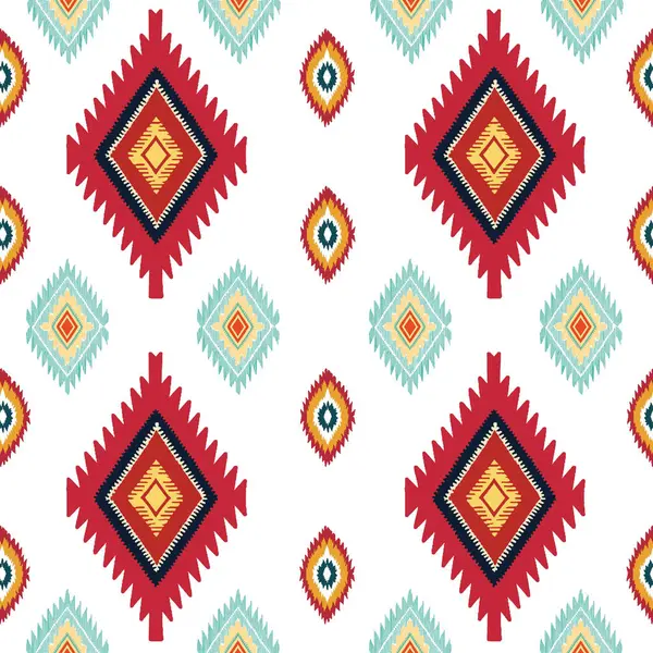 vektörsüz desen, renkli etnik doku, etnik tarzda arka plan