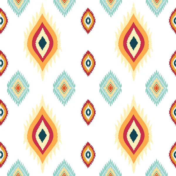Etnik kabile unsurlarıyla kusursuz bir düzen. vektör illüstrasyonu.