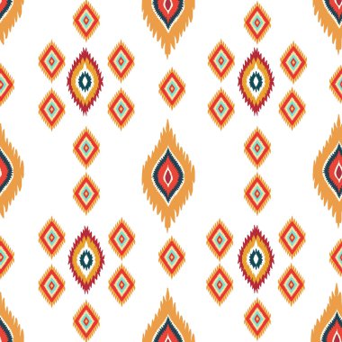 Kusursuz geometrik desen. Geleneksel Hint süsü. vektör geometrik doku.