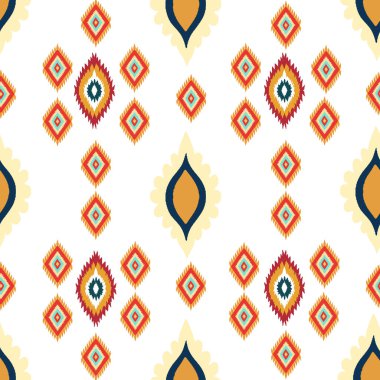 Soyut geometrik şekilli kusursuz desen