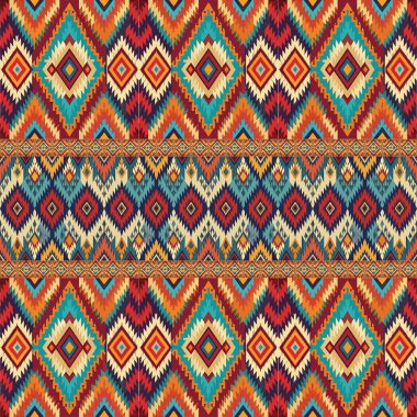 Soyut etnik geometrik kusursuz model. vektör illüstrasyonu.