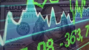 Dolar banknot ve dolar banknotları.