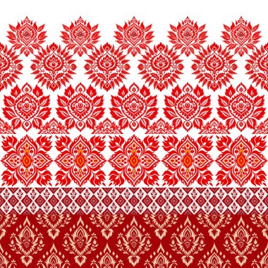 Geleneksel süsleme ile kusursuz desen