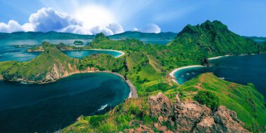 Dağların güzel manzarası