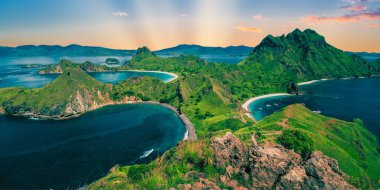 Dağların güzel manzarası