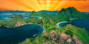 Filipinler, Malagasy Adası 'nda gün batımı