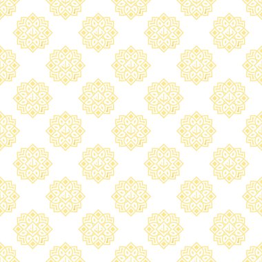 Geometrik süslemeli kusursuz desen. vektör illüstrasyonu