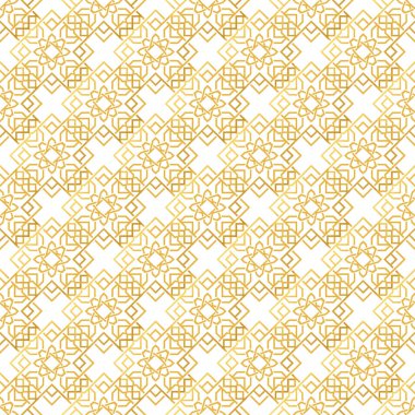 Altın elementlerle kusursuz desen.