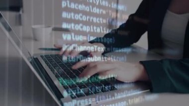 Bilgisayar üzerinde çalışan programcı