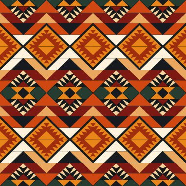 Tasarımınız için soyut geometrik şekillerle kusursuz arka plan