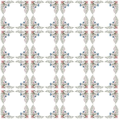 Soyut kaleydoskop kumaş tasarımlı etnik model.