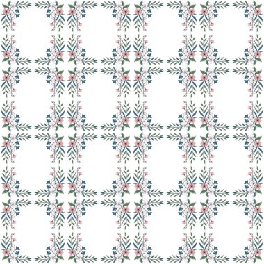 Soyut kaleydoskop kumaş tasarımlı etnik model.