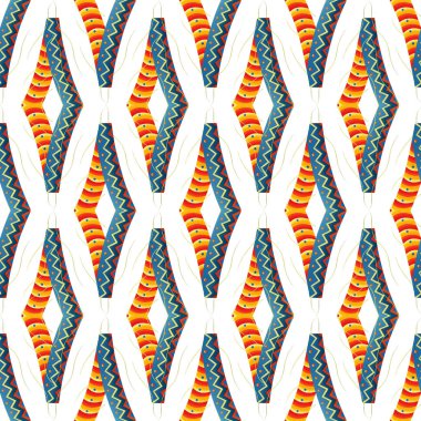 Soyut geometrik renkli seamless modeli, arka plan