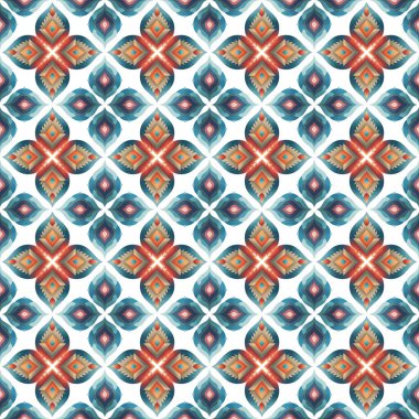 soyut geometrik dikişsiz desen, vektör illüstrasyonu