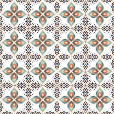 Soyut geometrik şekilli kusursuz desen