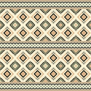 etnik aşiret geometrik seamless modeli