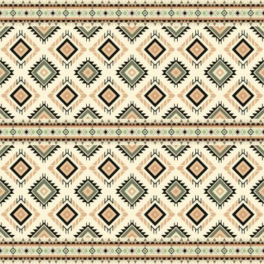 Etnik boho kusursuz desen. Yazdır. arka plan tekrarlanıyor. Kumaş tasarımı, duvar kağıdı.