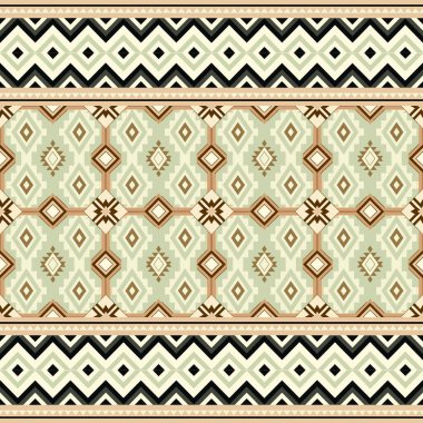 Halı ve banyo paspası boho tarzı kabile tasarımı ve sıkıntılı doku ve etki