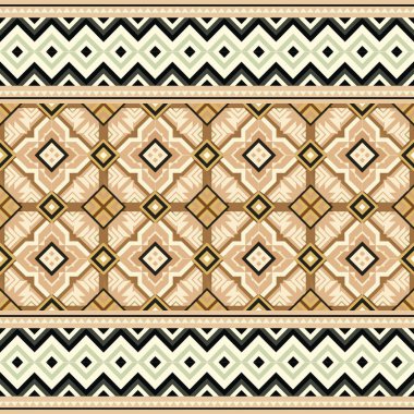 etnik kesintisiz geometrik desen