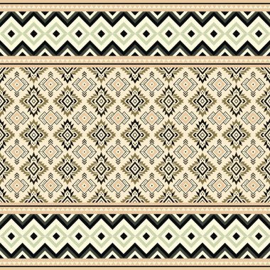 Vektör seamless tribal modeli