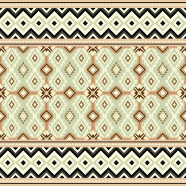 Etnik kabilelerin kusursuz kalıpları. vektör illüstrasyonu.