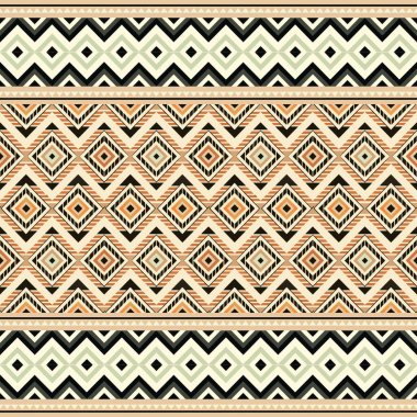 Kusursuz Afrika etnik kabile süsü deseni.