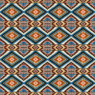 ethnic tribal pattern. colorful seamless pattern. vector abstract background