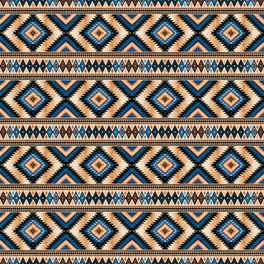 Etnik boho kusursuz desen. Yazdır. yinelenen arkaplan, kumaş tasarımı, duvar kağıdı.