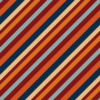 orange diagonal plaid seamless pattern background