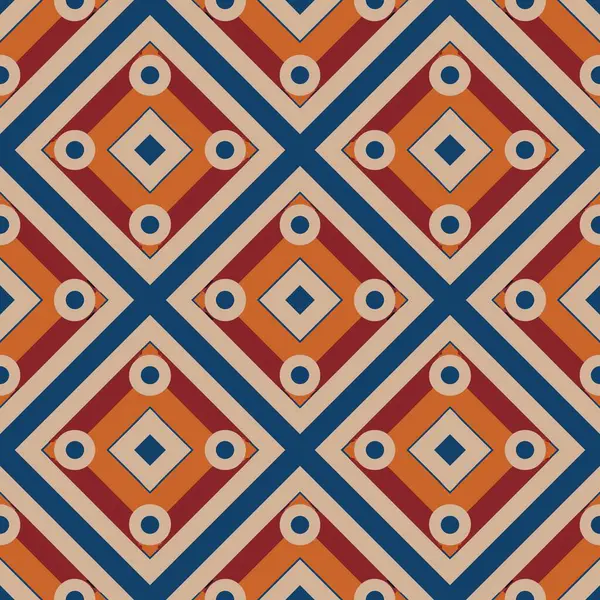 geometrik öğelerle Dikişsiz soyut desen