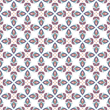 Geometrik süsleme soyut vektör arkaplanı