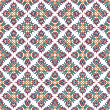 Geometrik şekilli kusursuz desen vektör çizimi