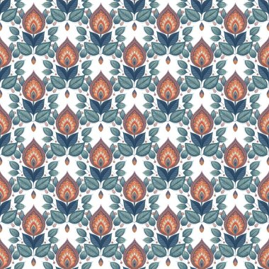 Çiçeklerle kusursuz desen