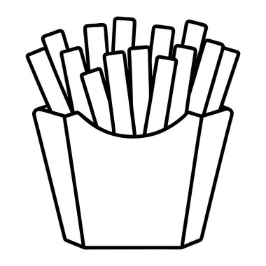 Fransız Kızartma Vektör Hattı Sanatı