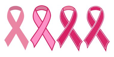 Göğüs kanseri farkındalığını ve umudu sembolize eden pembe kurdele koleksiyonu. Güçlü bir destek ve dayanışma simgesi..