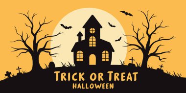 Cadılar Bayramı 'nın büyüsünü bu ürkütücü perili ev sahnesiyle uyandır. Şenlikli davetiyeler ve ürpertici dekorasyonlar için mükemmel..