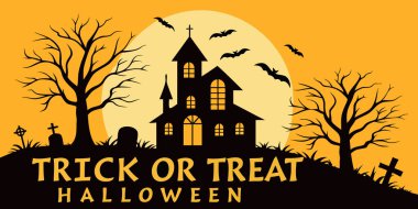 Cadılar Bayramı 'nın heyecanını büyük bir ayın altında yarasaların, çıplak ağaçların ve mezar taşlarının olduğu bu perili ev sahnesiyle uyandır..