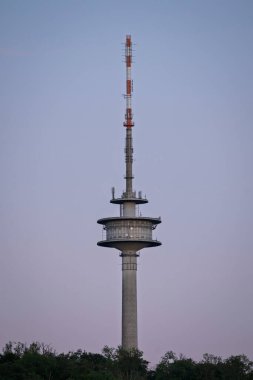 Mor Gök Bovenden 'e Karşı Yüksek Televizyon Kulesi, Almanya