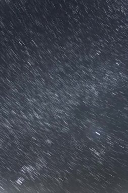 Yıldızlı gökyüzü hareketi, yıldız izleri 2