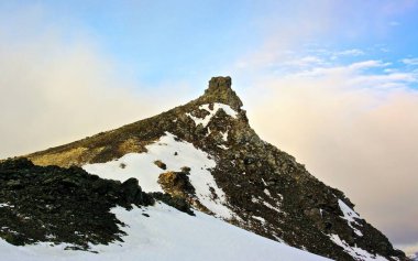 Güzel dağ manzarası. Doğa