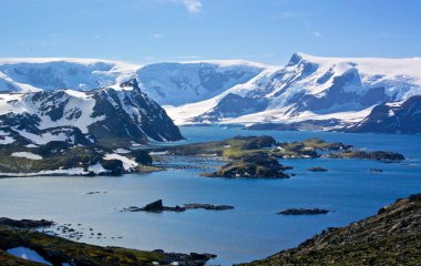 Güzel doğa manzarasının manzarası
