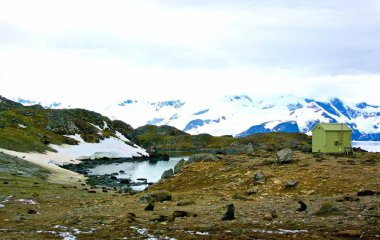 Görkemli Alp manzarası manzarası