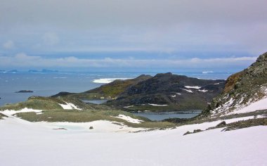 Kuzey Kutup Adaları 'nın kutup manzarası